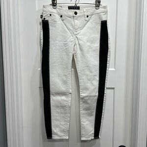 Rock & Republic White Jeans Carnivale Size 8